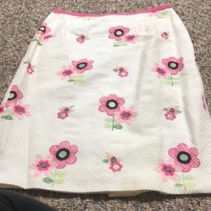 Cynthia Steffe lined cotton skirt